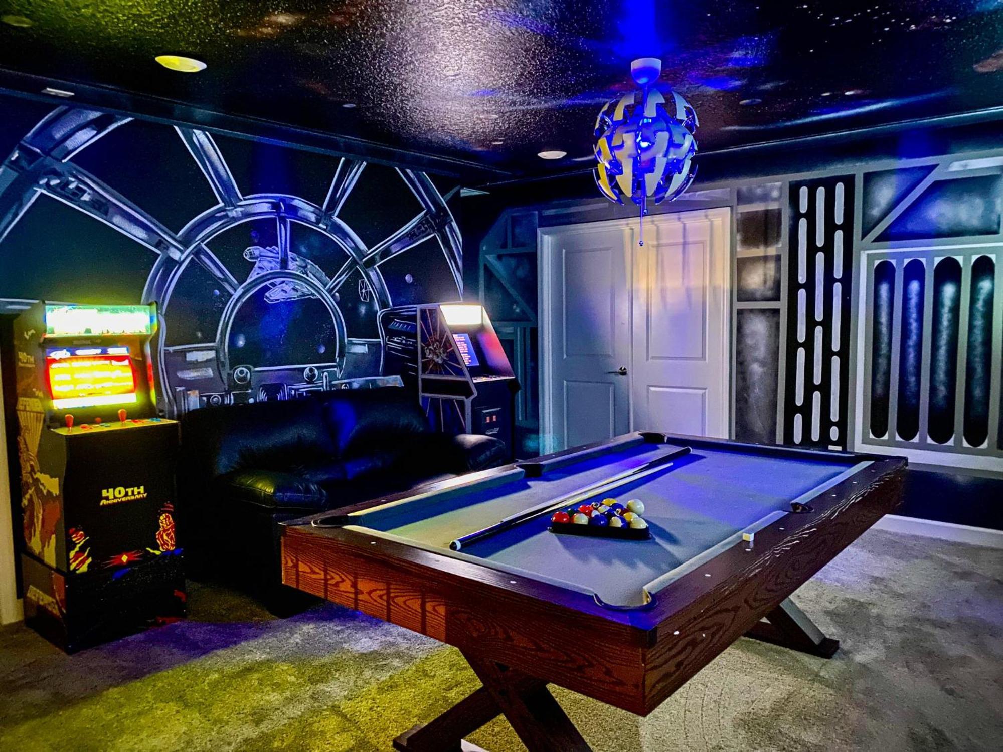 Magical Family Vacation Home Near Disney World At Storey Lake, Star Wars Gameroom, Pool, Theater, Mickey Slide, Sleeps Up To 28 Kissimmee Zewnętrze zdjęcie